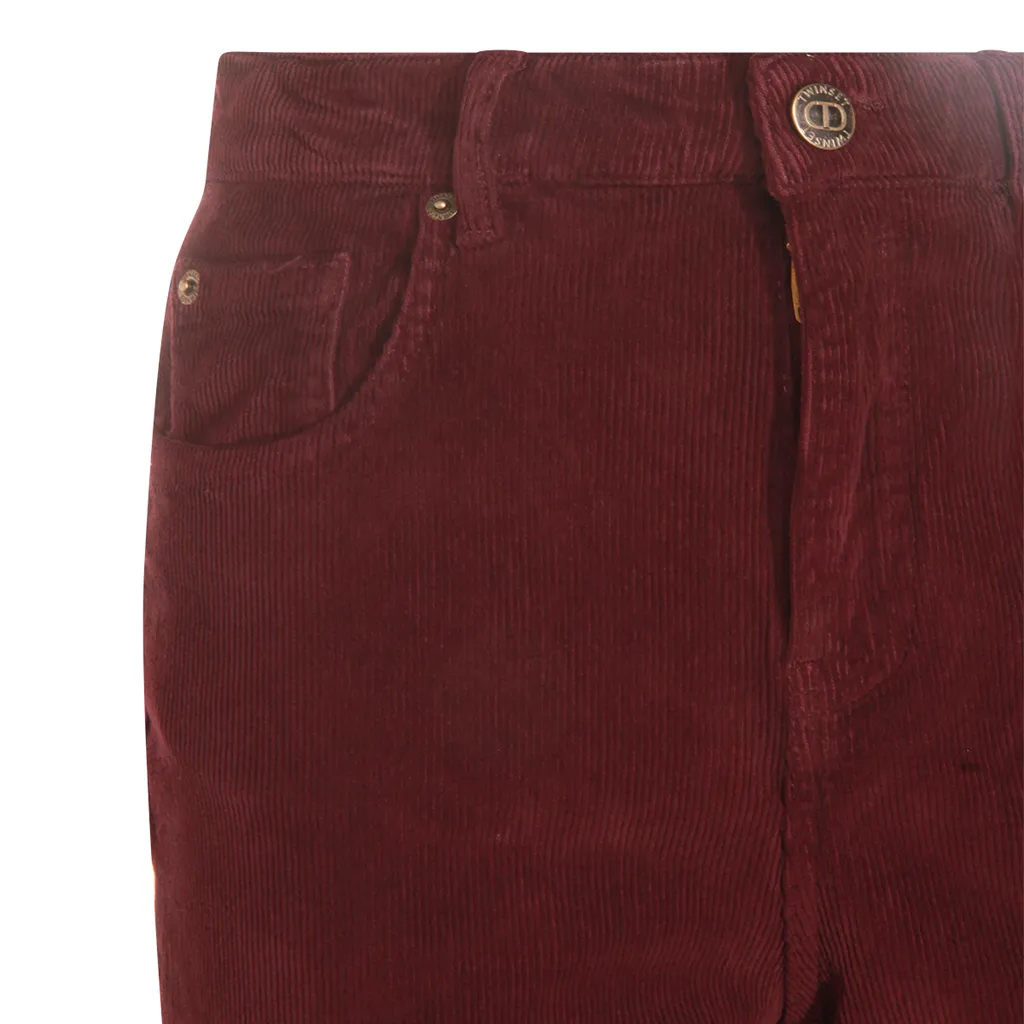 Five-Pocket Corduroy Trousers