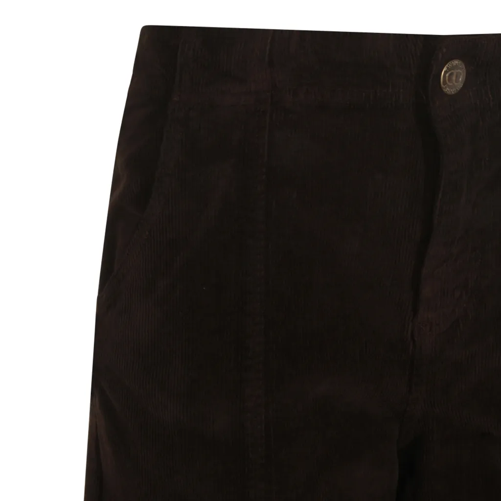 Wide-Leg Corduroy Trousers