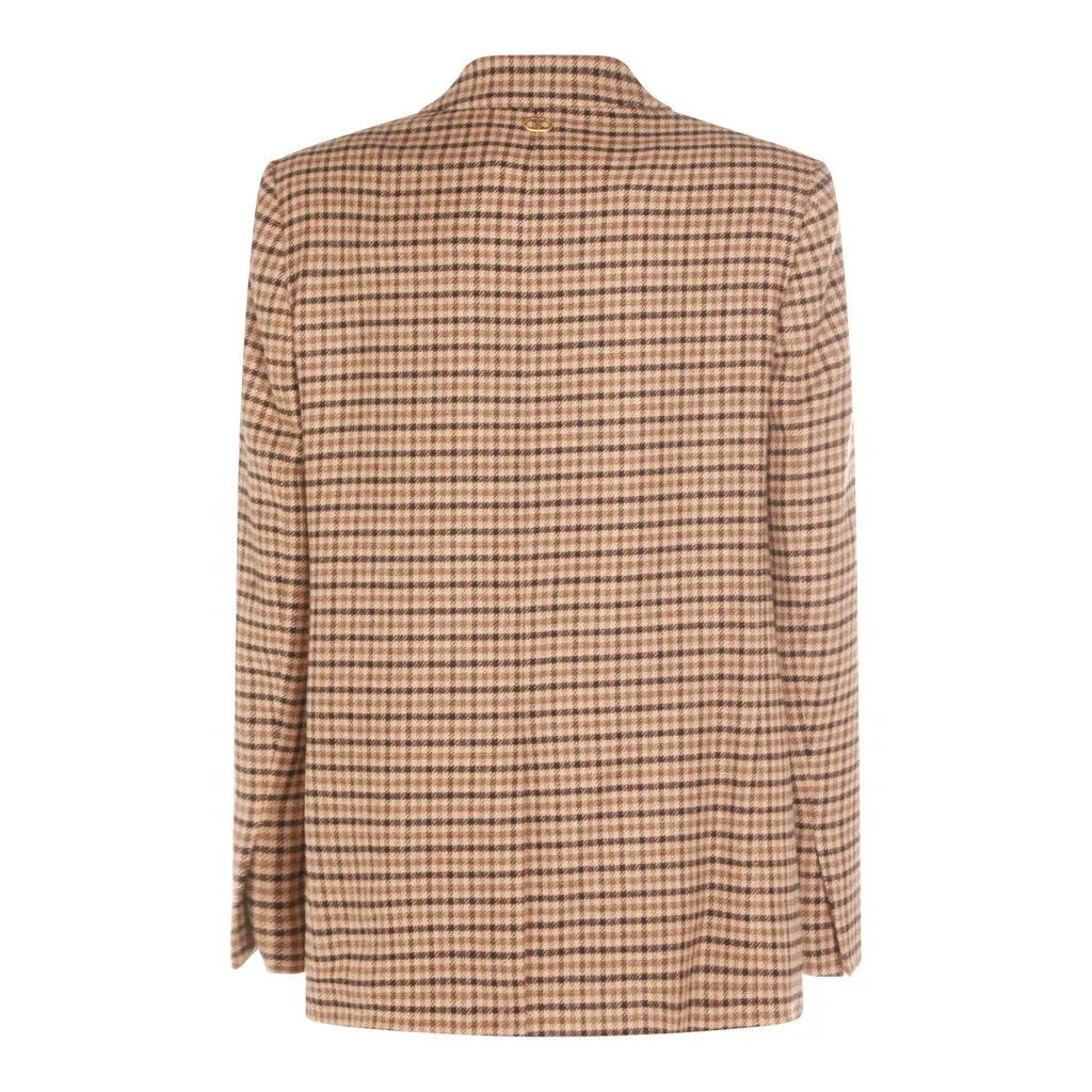 Chequered Blazer