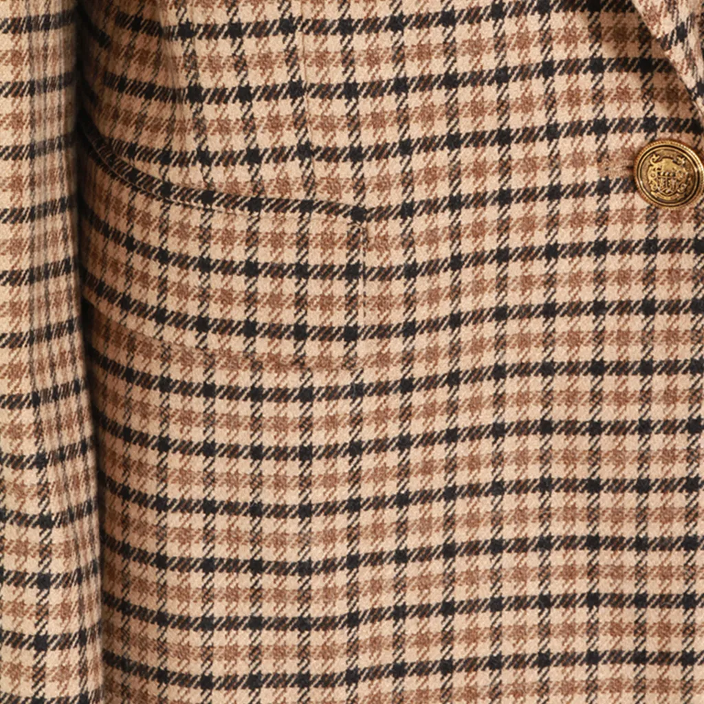 Chequered Blazer