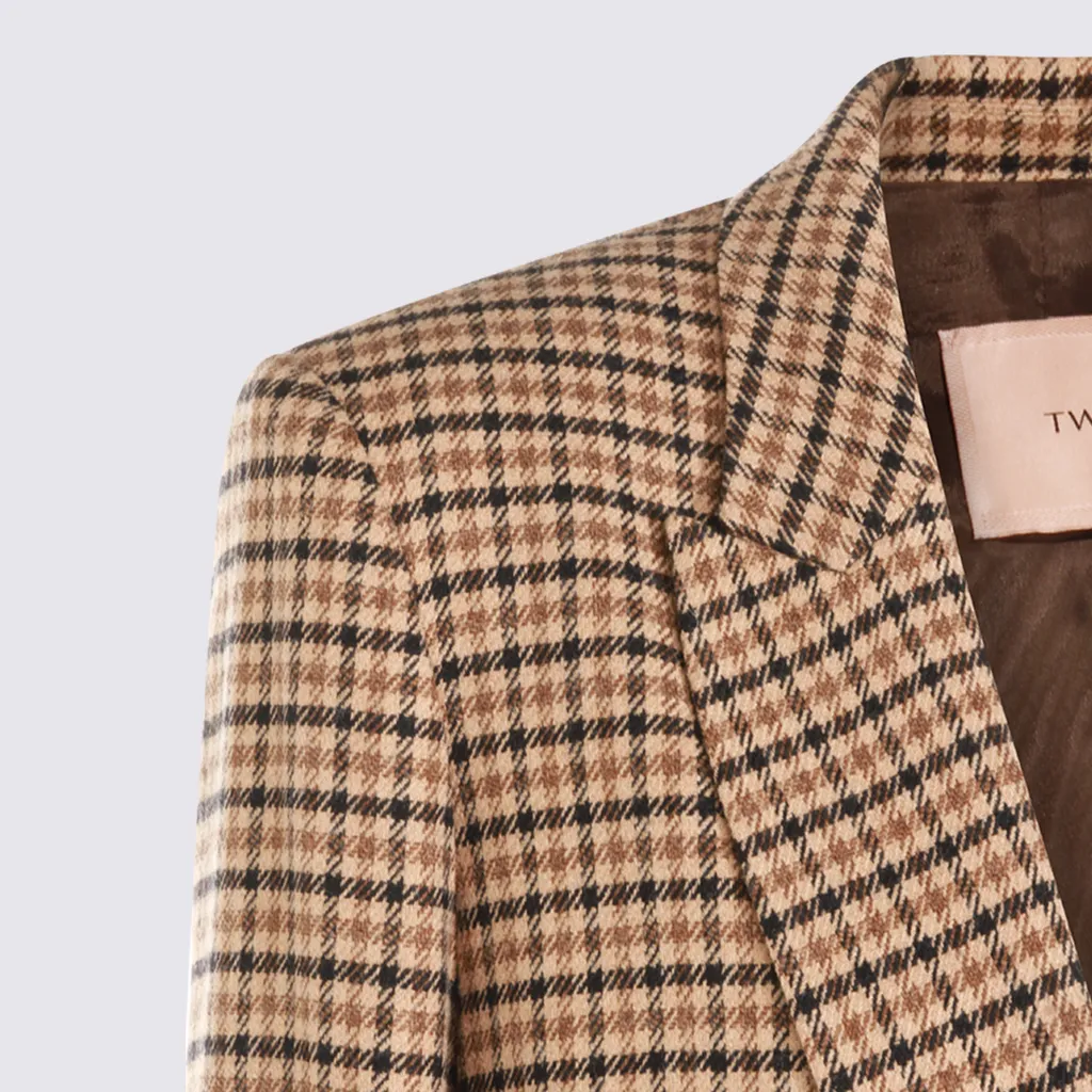 Chequered Blazer