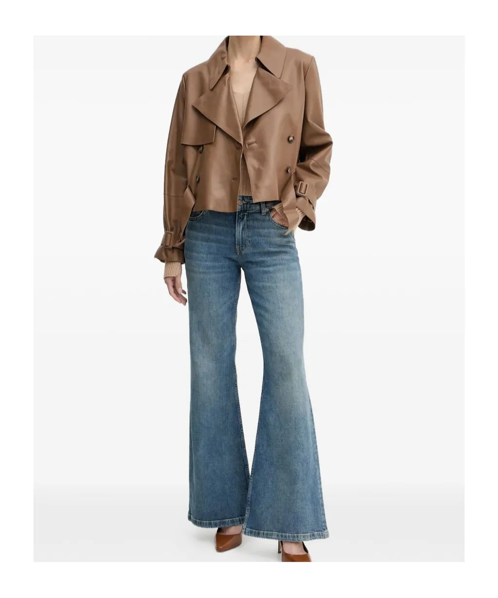 U-Neck Ribbed Sweater