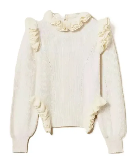 Ruffled Knitwear