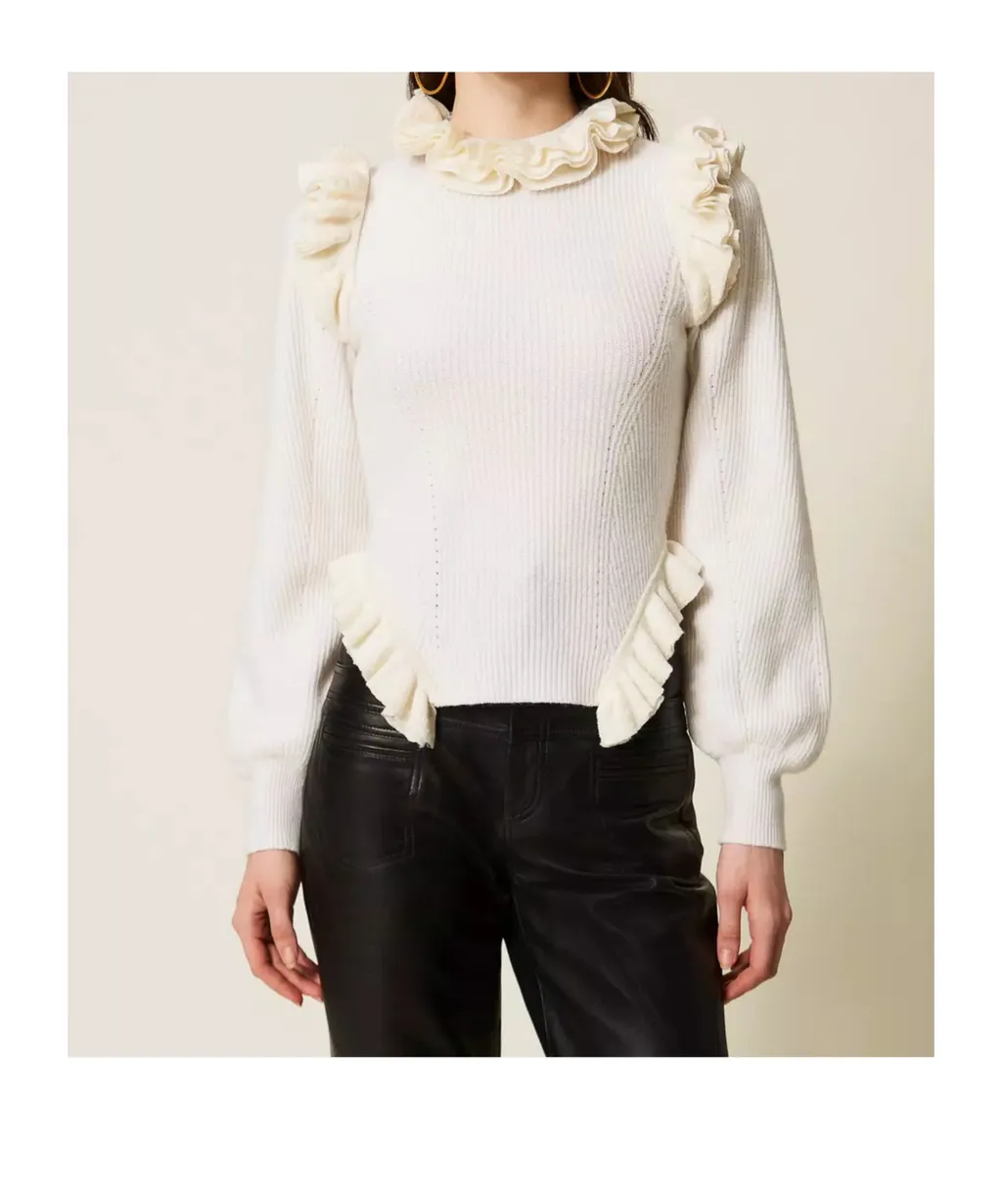 Ruffled Knitwear