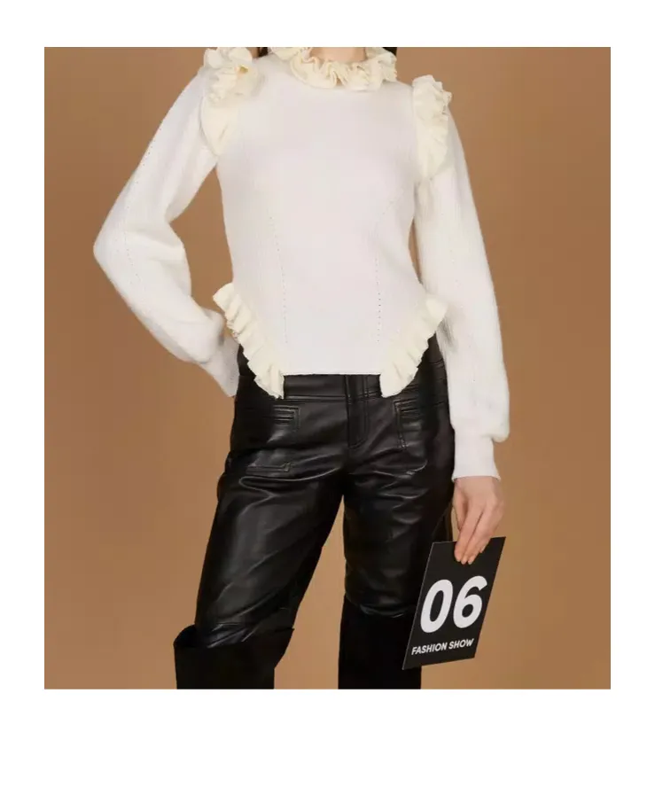 Ruffled Knitwear