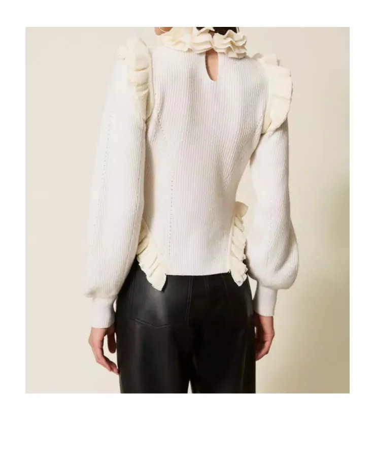 Ruffled Knitwear