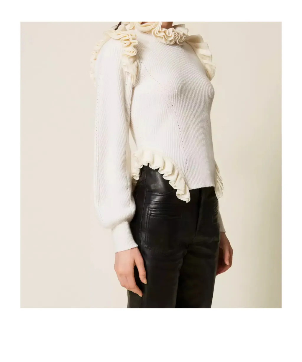 Ruffled Knitwear