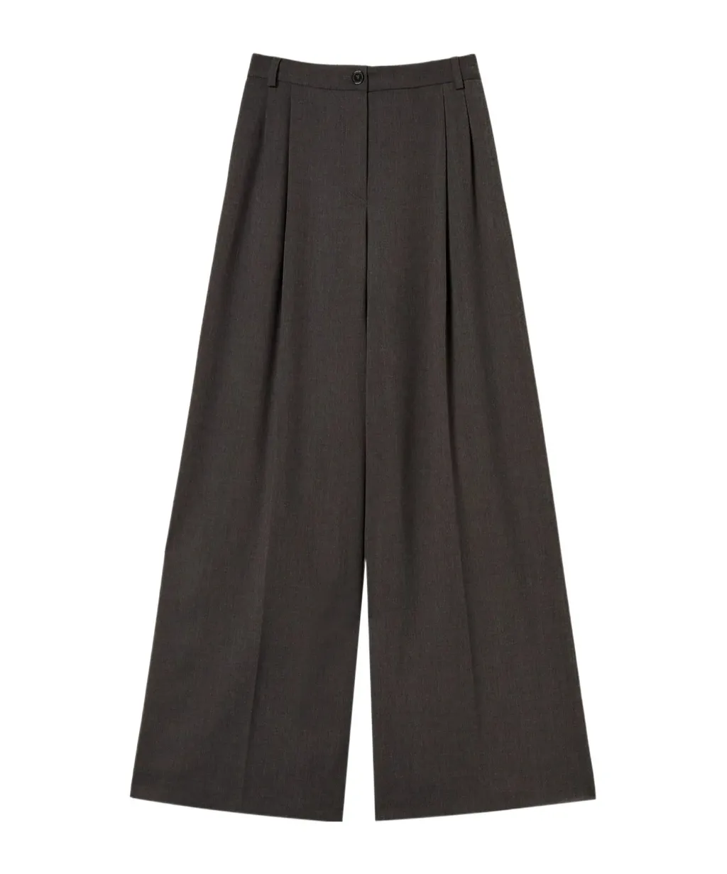 Pleated Palazzo Pants