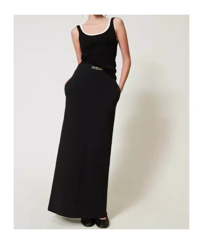 Cotton Maxi Skirt