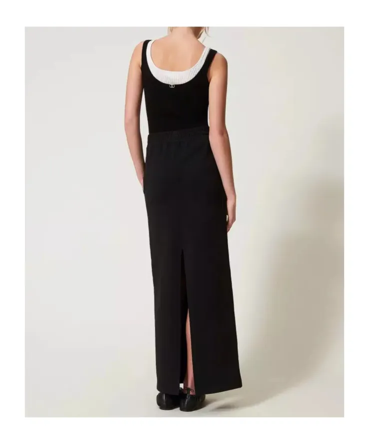 Cotton Maxi Skirt
