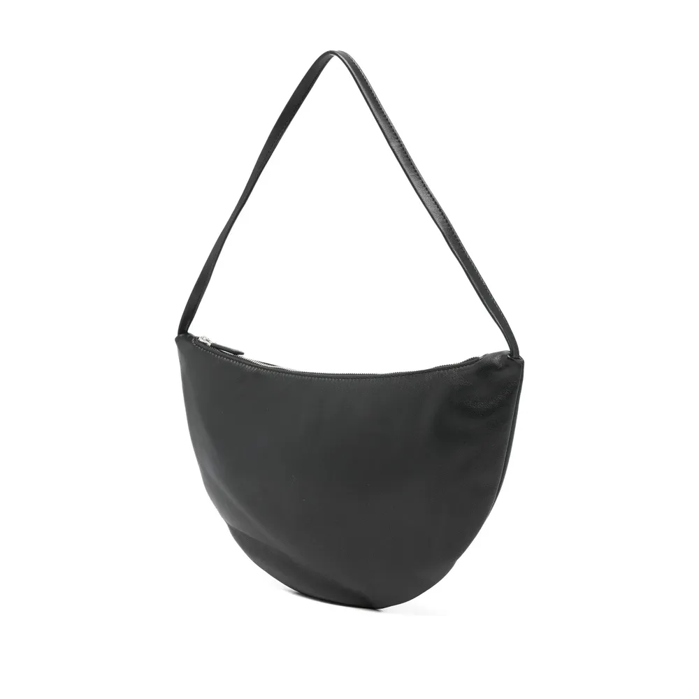 Crescent Zipped Shoulder Bag