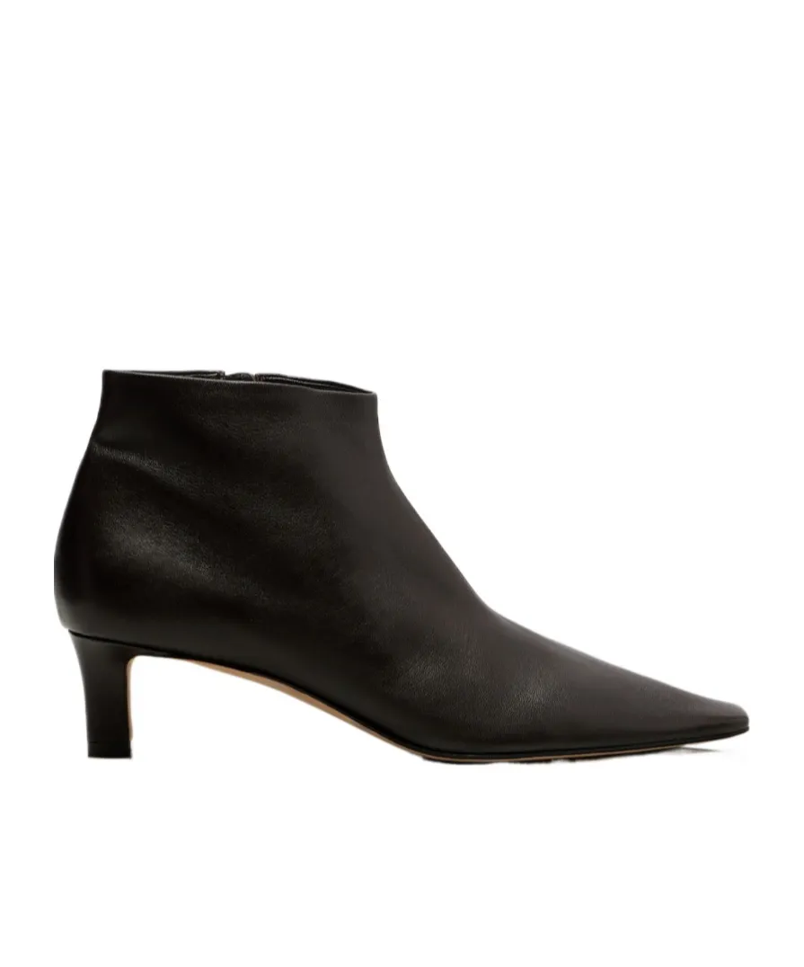 Carla 45 Leather Ankle Boots