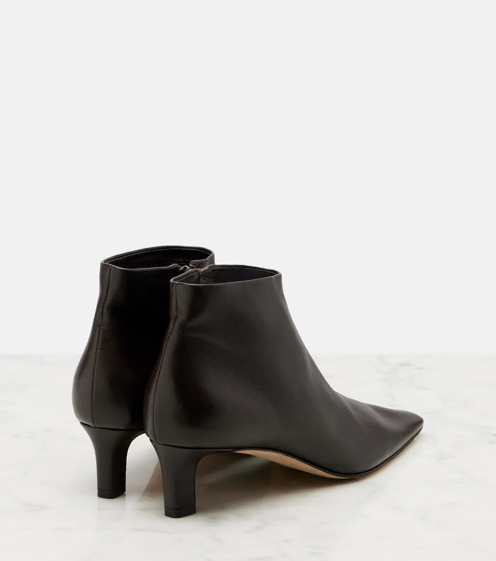 Carla 45 Leather Ankle Boots