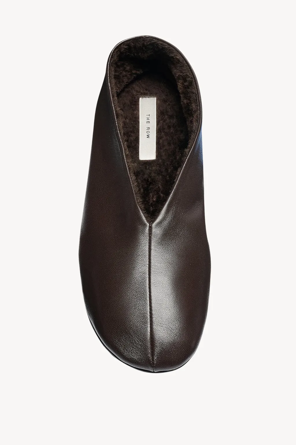 Stella Leather And Shearling Flats