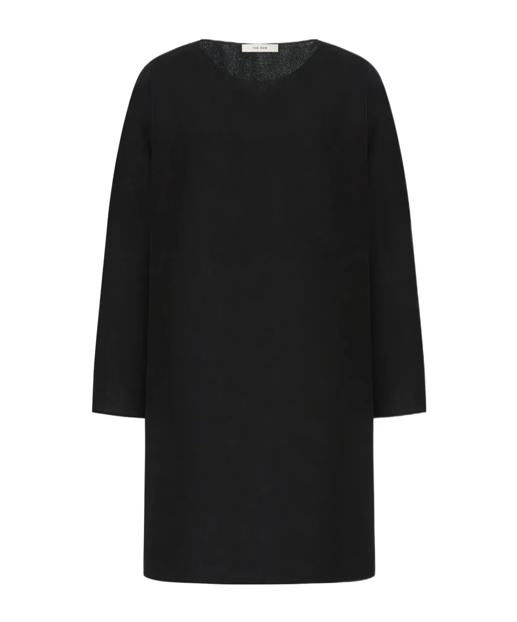 Boat-Neck Long-Sleeved Blouse