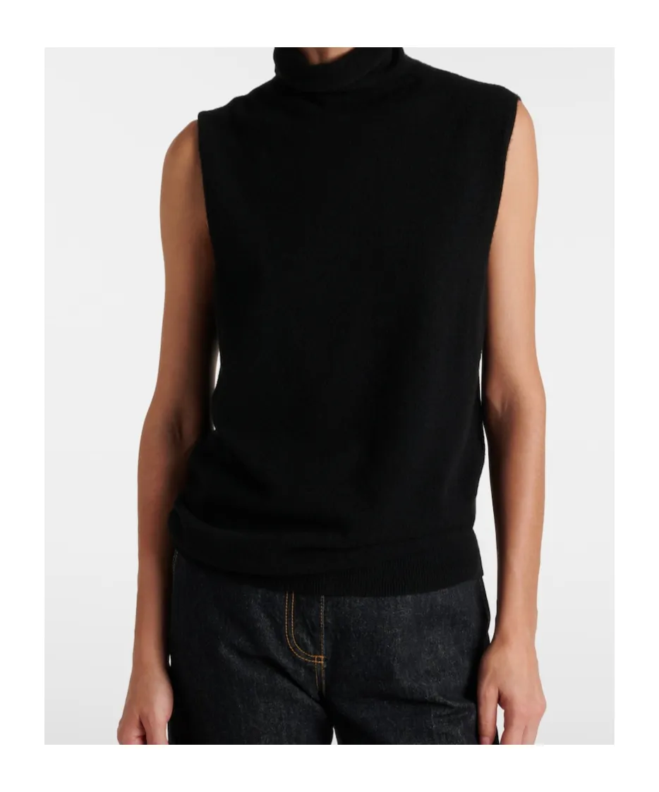Meritas Sleeveless Turtleneck Sweater