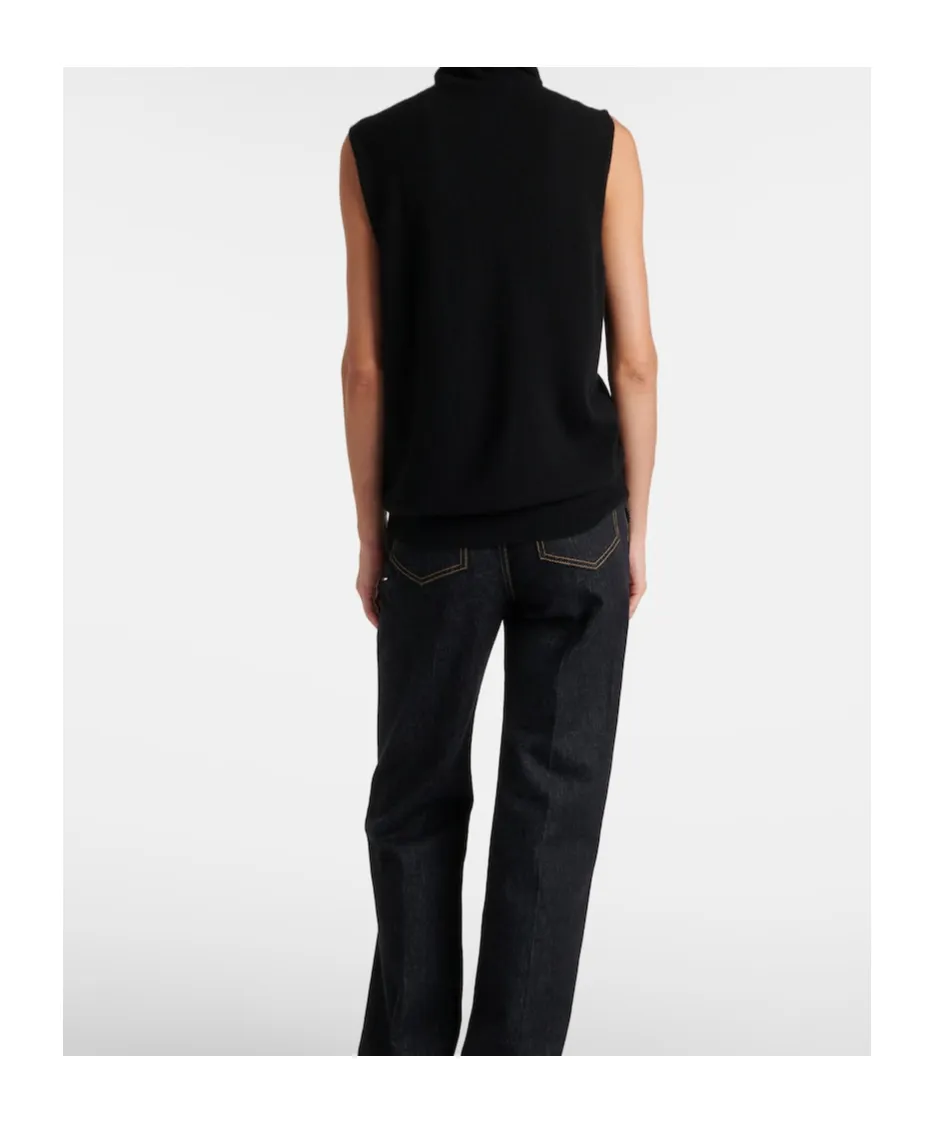 Meritas Sleeveless Turtleneck Sweater