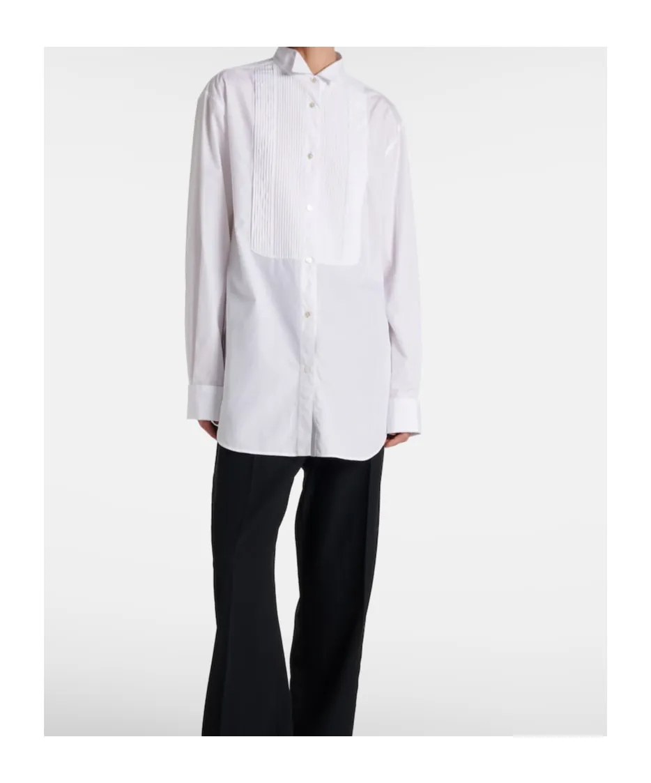 Erelia Tuxedo Cotton Poplin Shirt