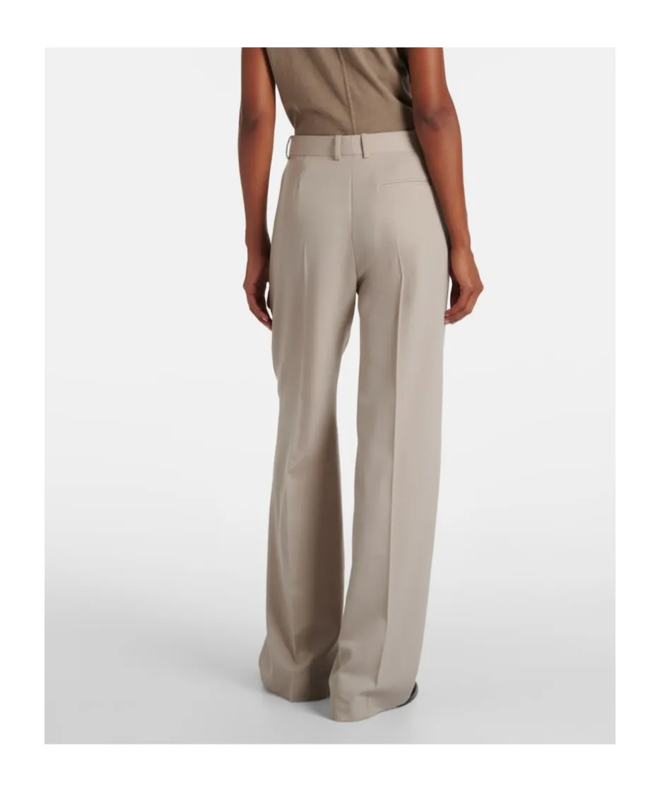 Virgil Wool Gabardine Wide-Leg Pants