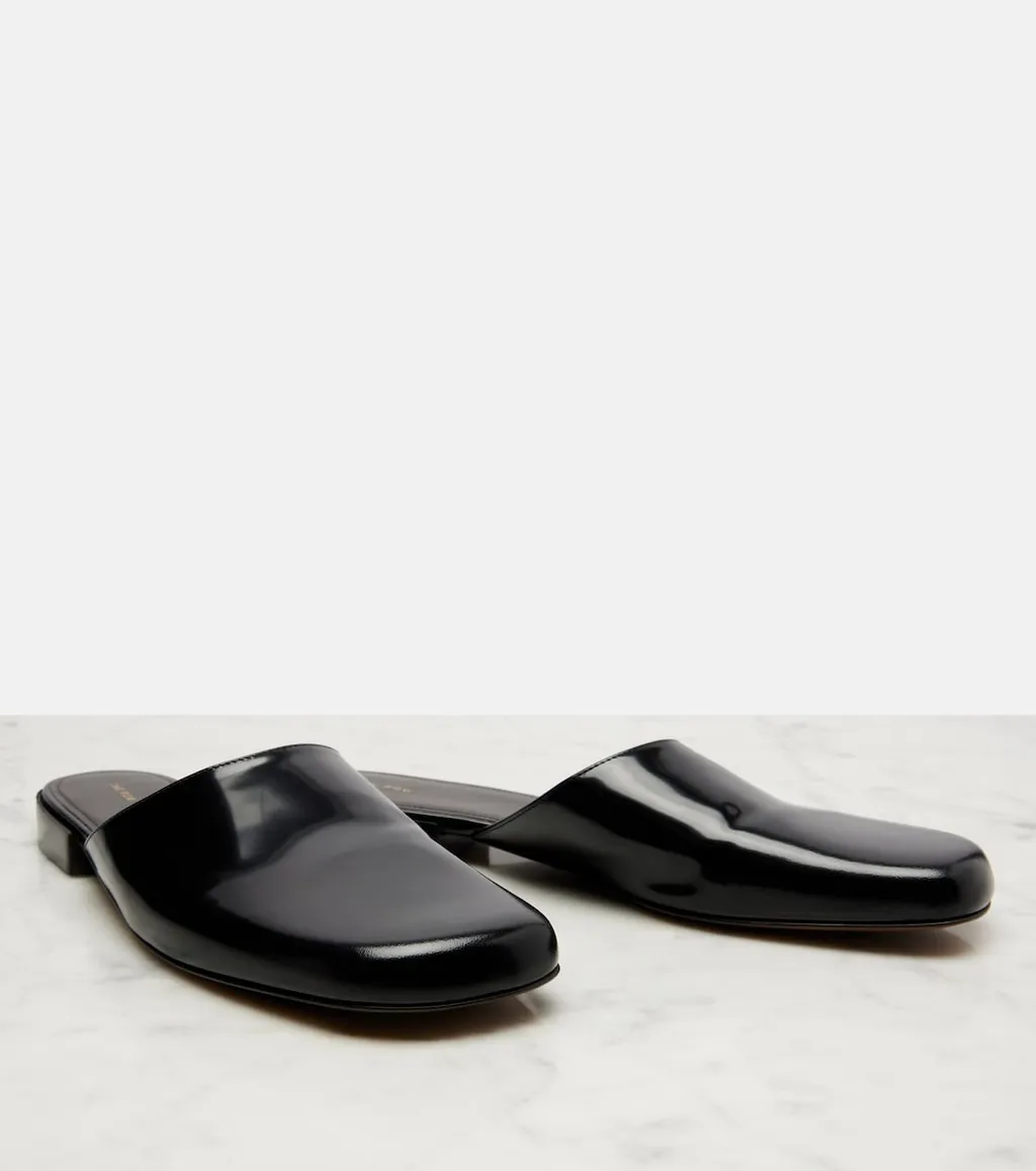 Penelope Leather Mules