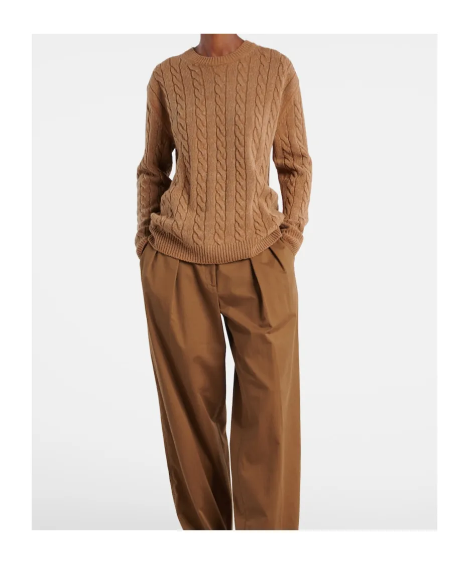 Lido Cable-Knit Wool Sweater