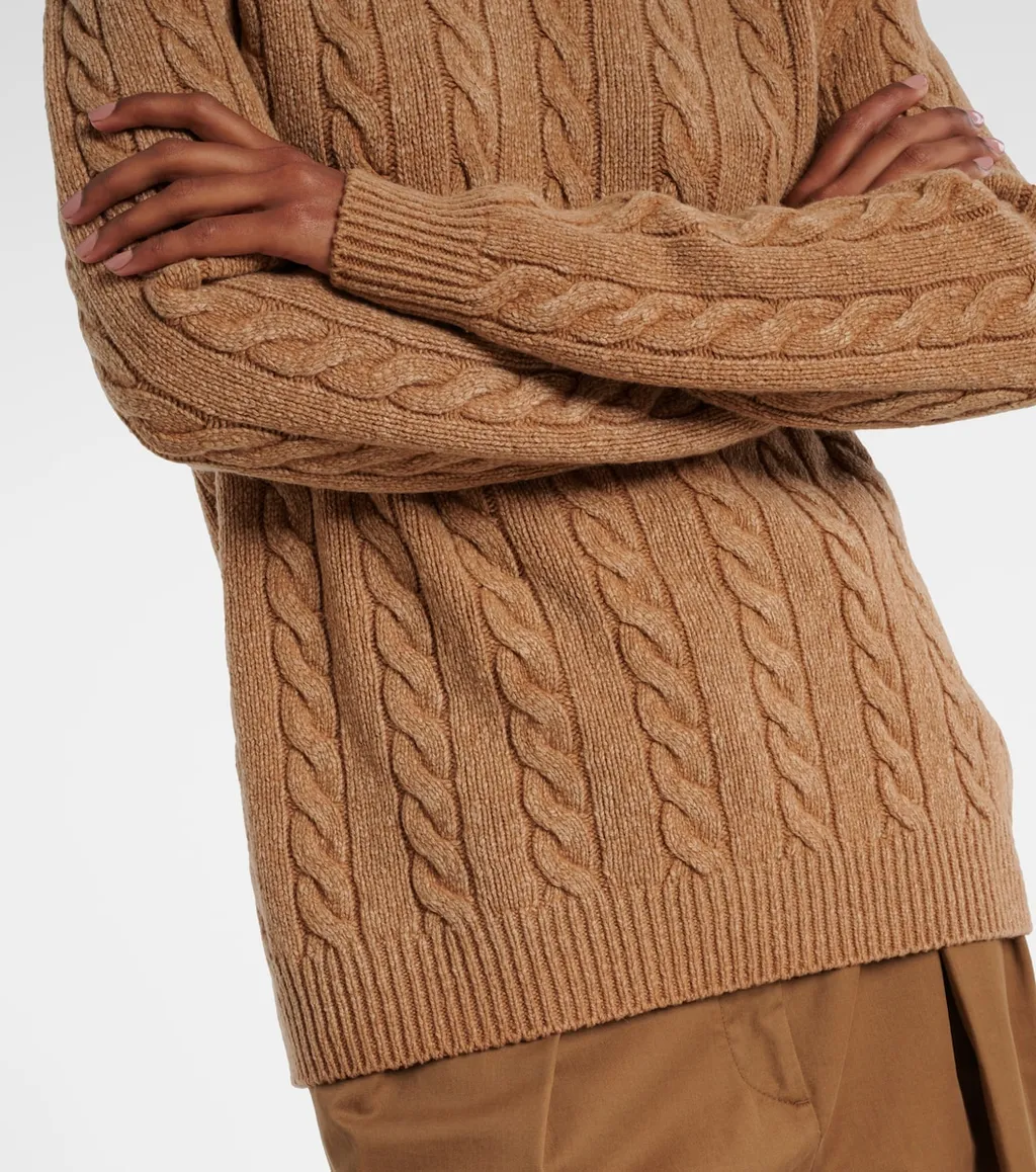Lido Cable-Knit Wool Sweater