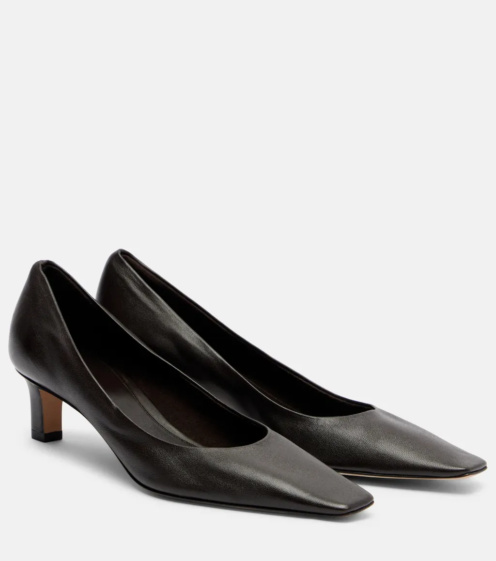Carla 45 Leather Pumps