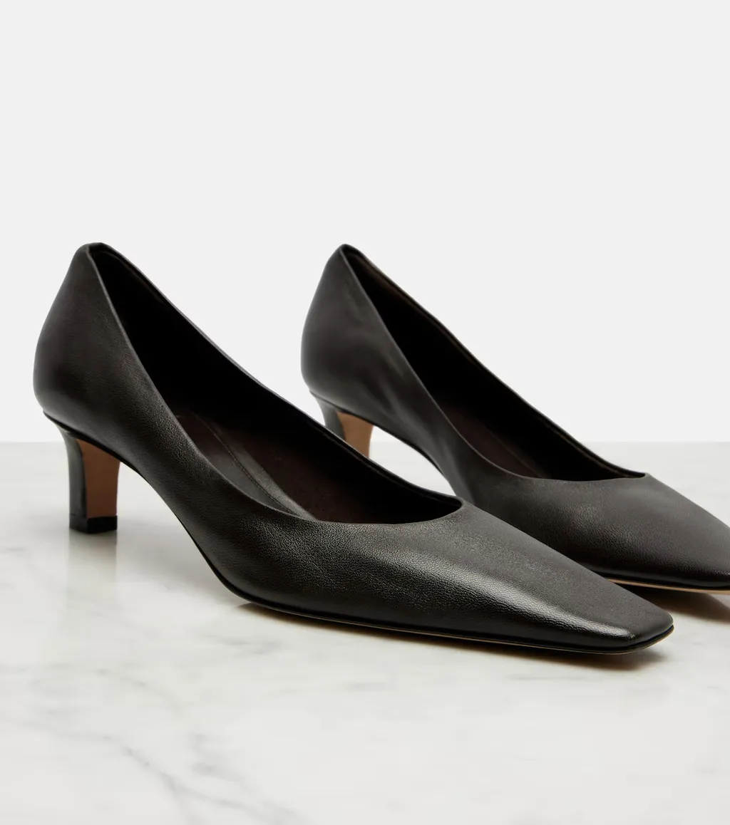 Carla 45 Leather Pumps