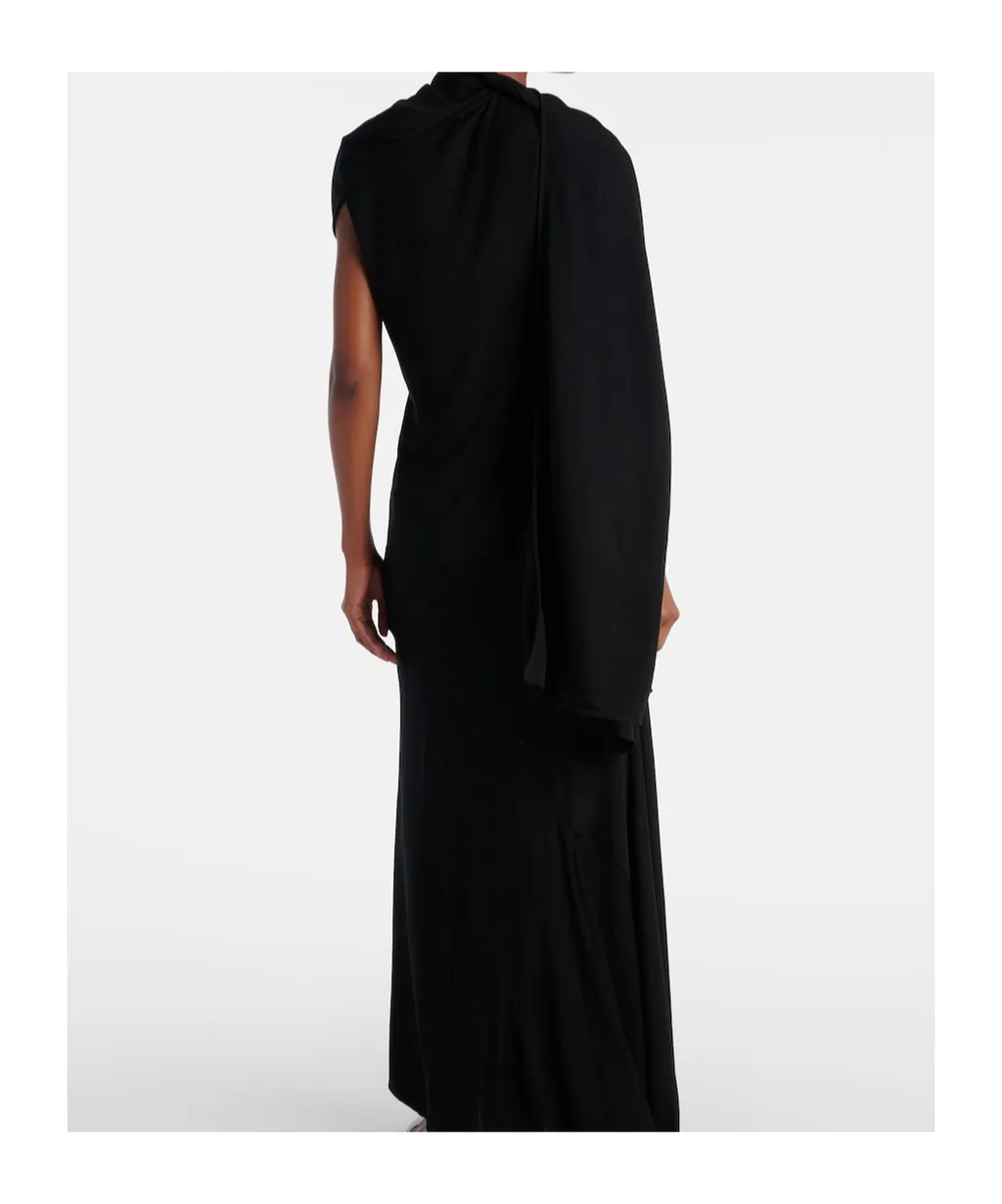 Isadra Draped Jersey Top