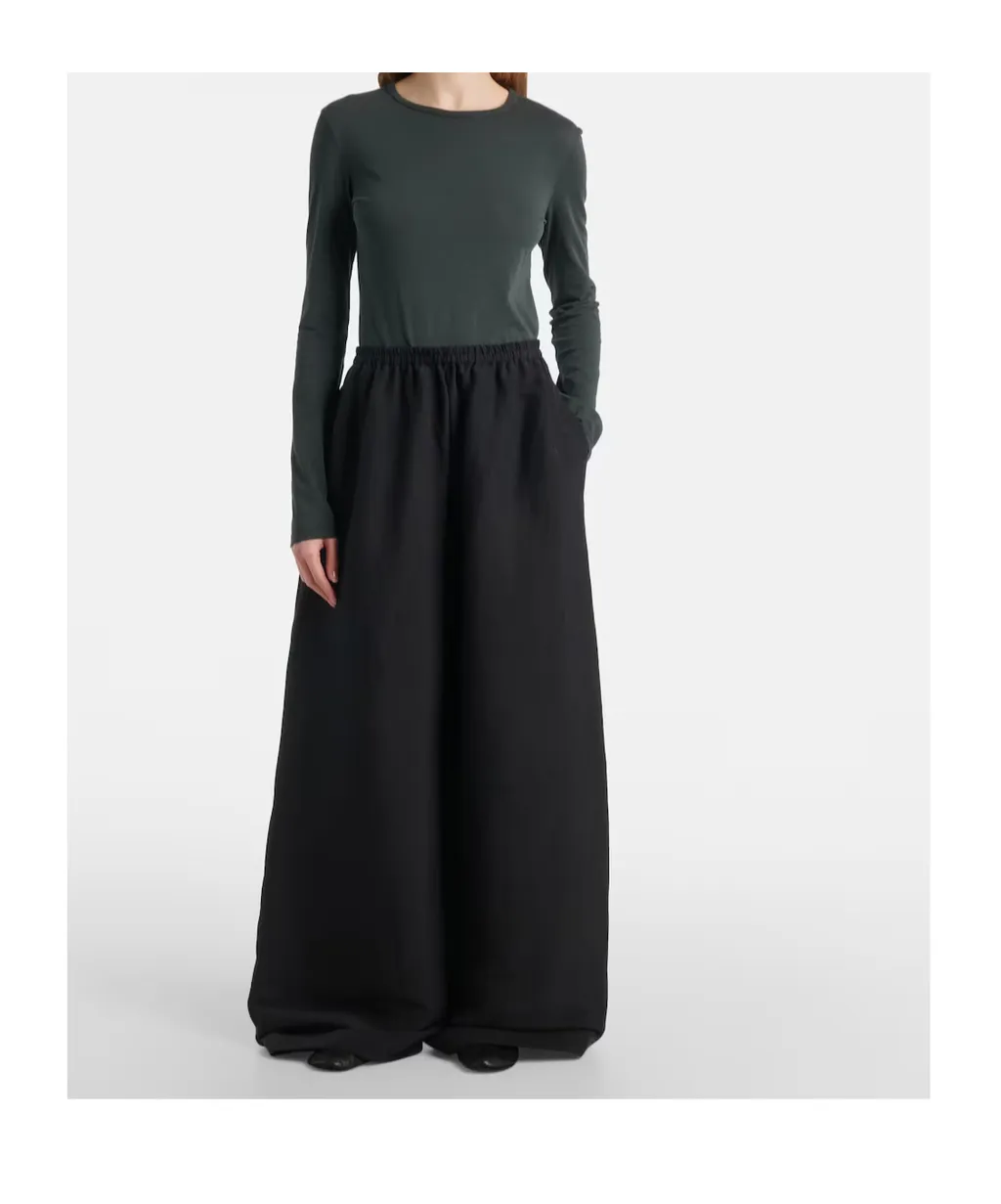 Bellana Silk Wide-Leg Pants