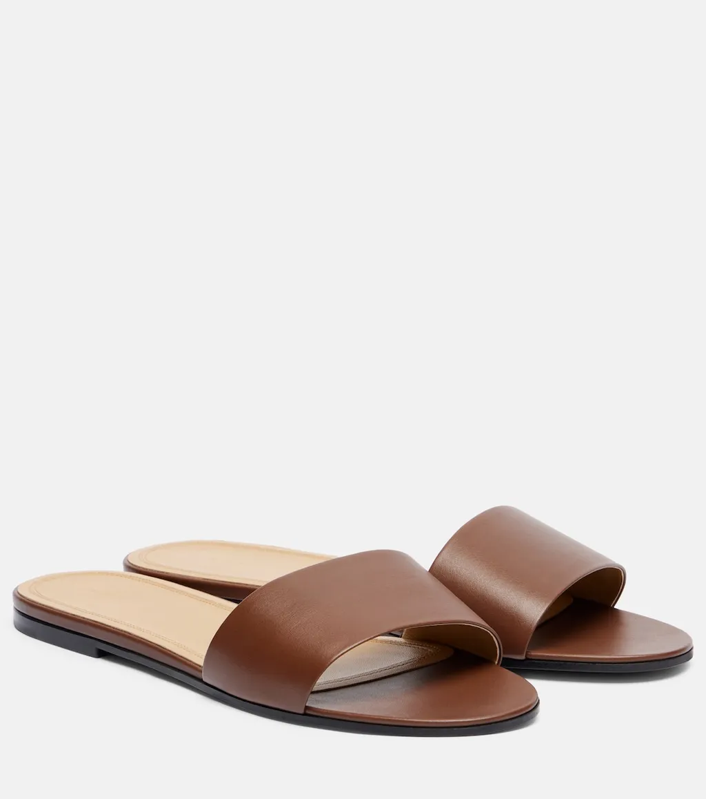 Signum Leather Slides