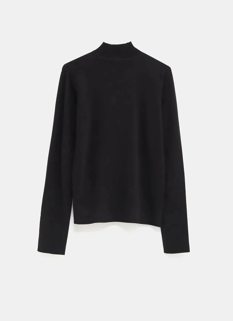 High-Neck Rolled Marciat Sweater