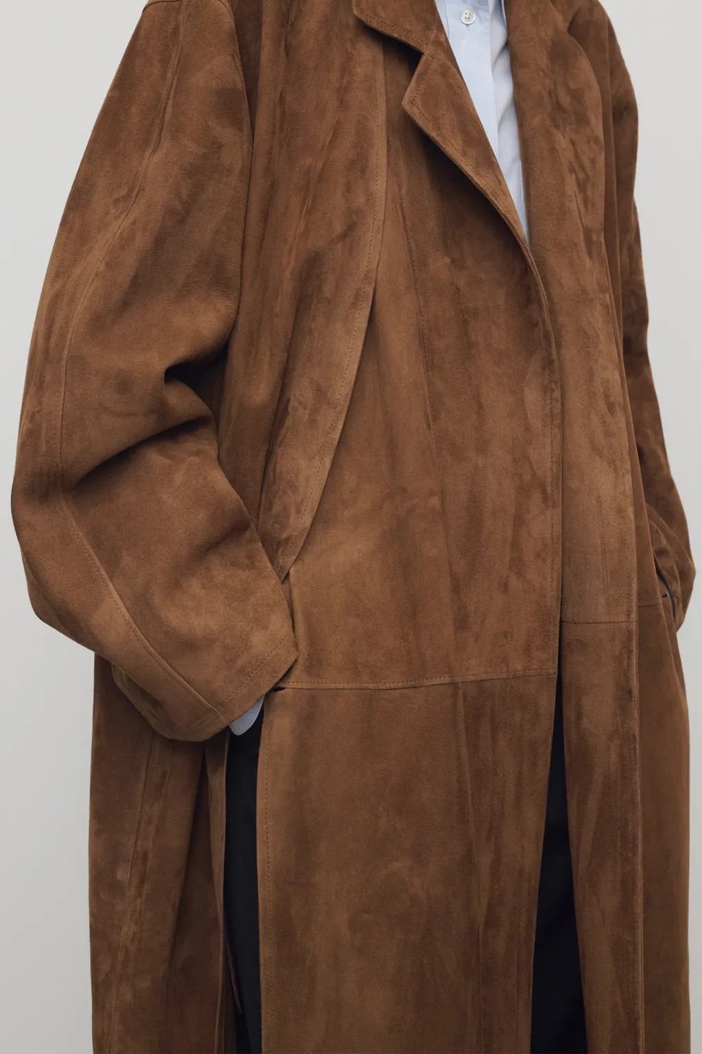 Serenis Detachable Collar Coat
