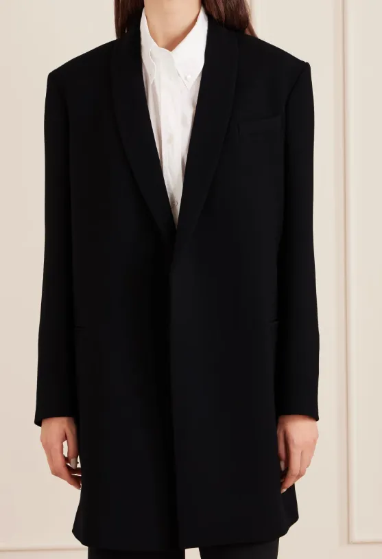 Fedra Shawl-Lapel Coat