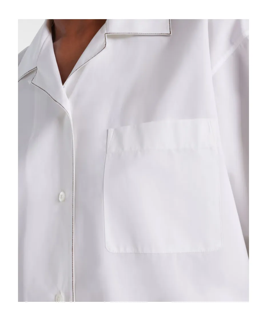 Lapel Long-Sleeved Shirt