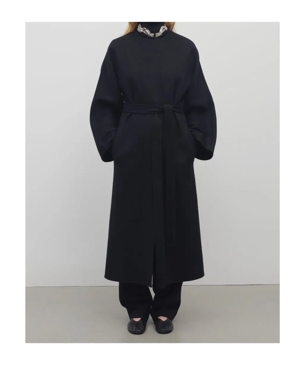Nilsat Belted Cashmere Coat