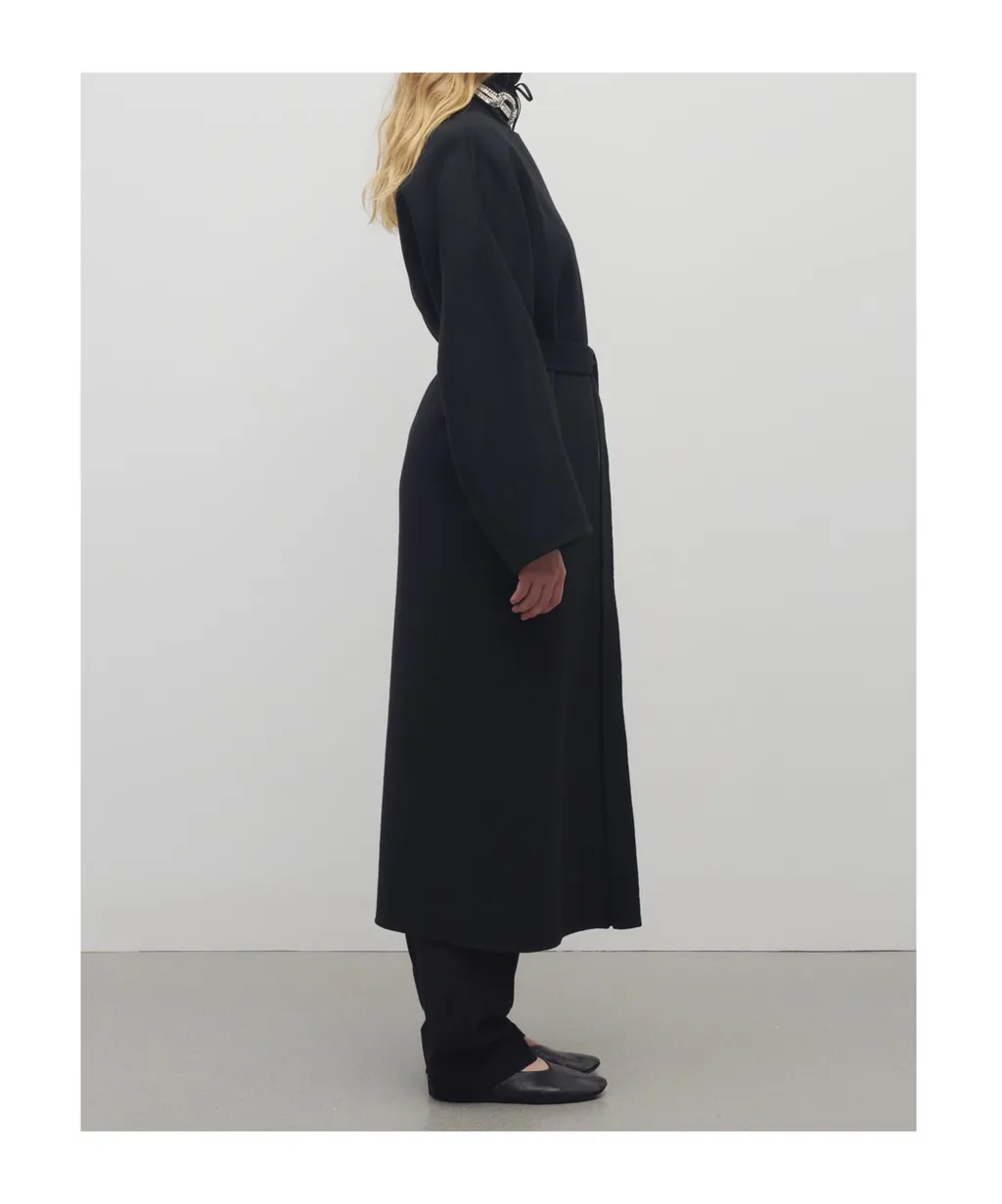 Nilsat Belted Cashmere Coat