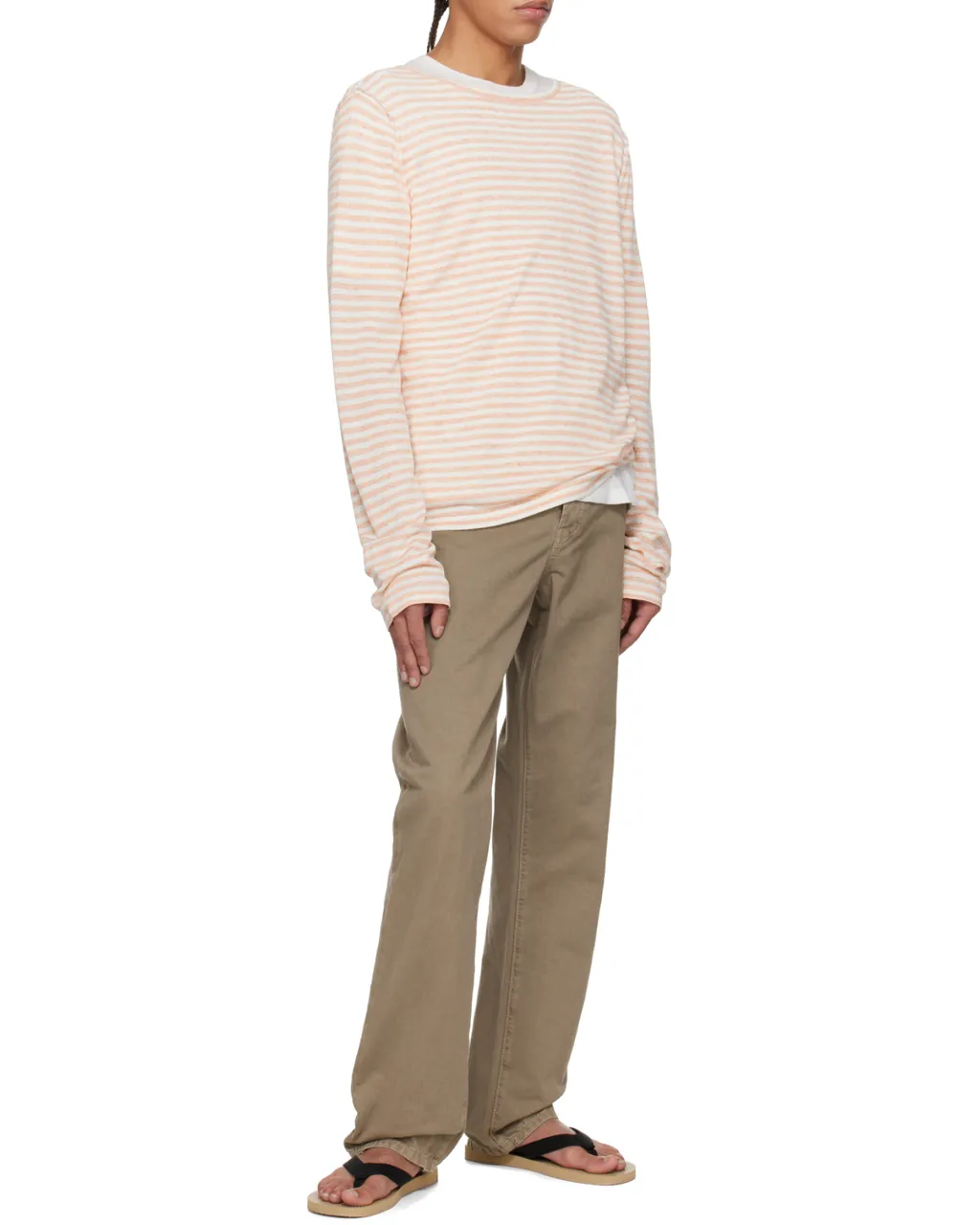 Lillard Striped Knitted T-Shirt