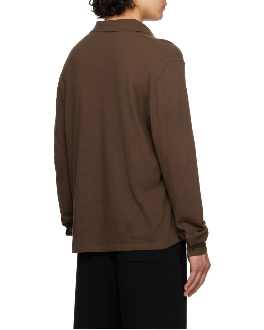 Long-Sleeved Polo Shirt