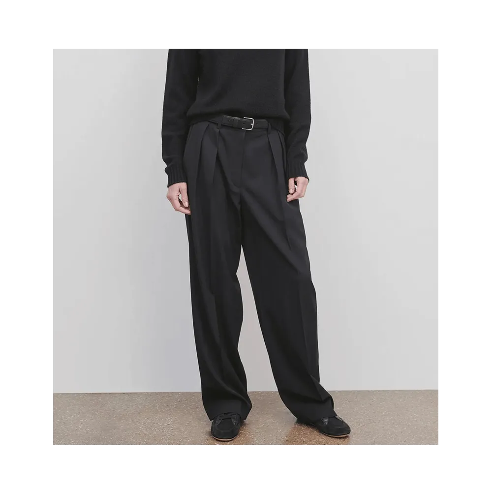 Belt-Loop Casual Pants