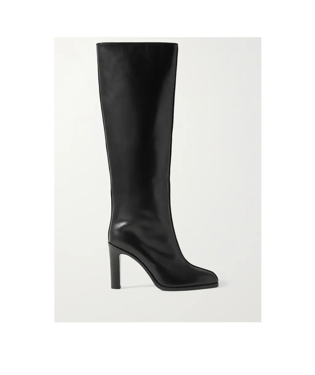 Pointed High-Heeled Boots