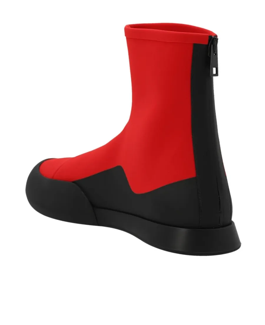 Zip-Up Ankle Boots