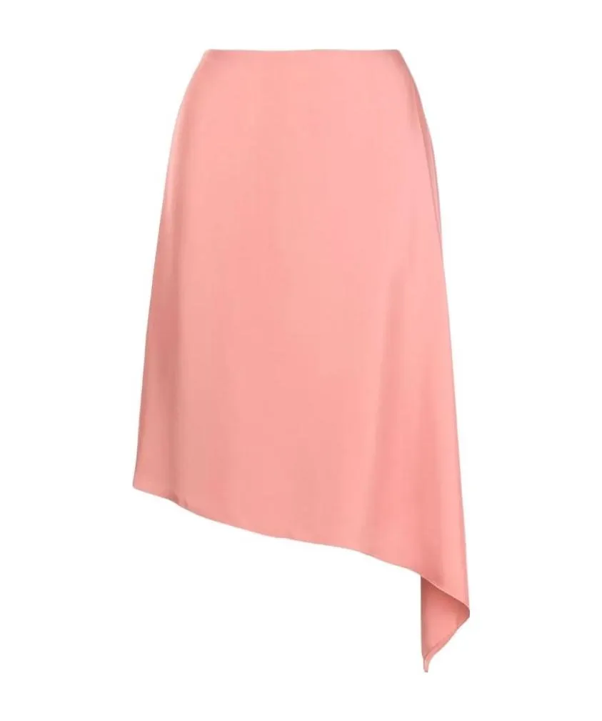 Asymmetric-Hem Skirt