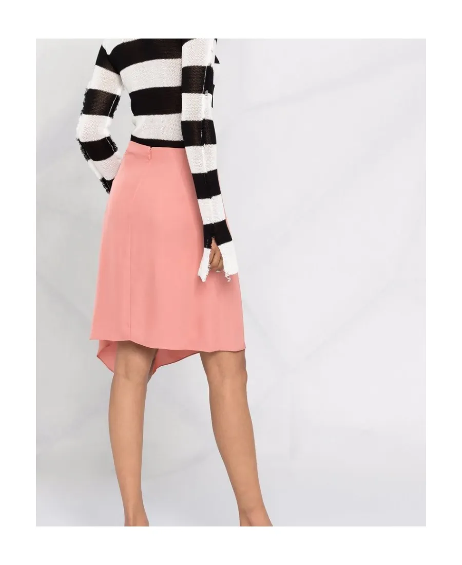Asymmetric-Hem Skirt