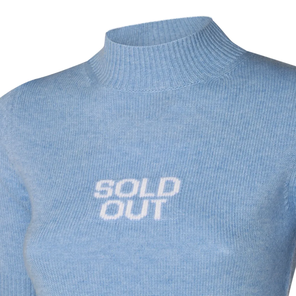 Mock Neck Short-Sleeved Jumper