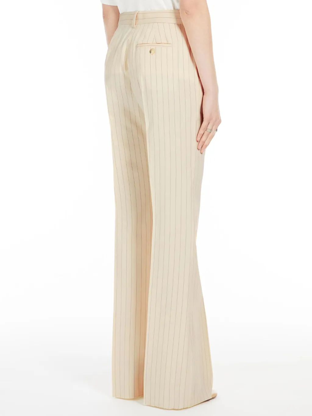 Striped Flared Trousers