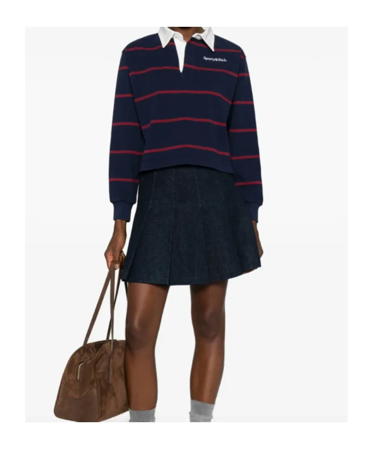 Striped Polo Top
