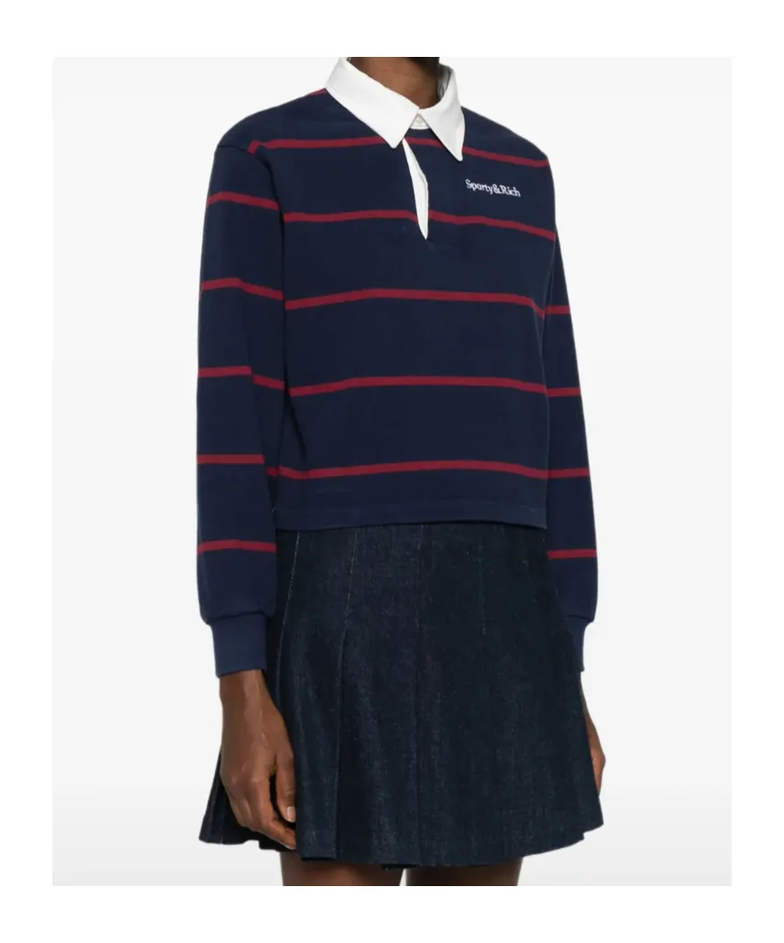 Striped Polo Top