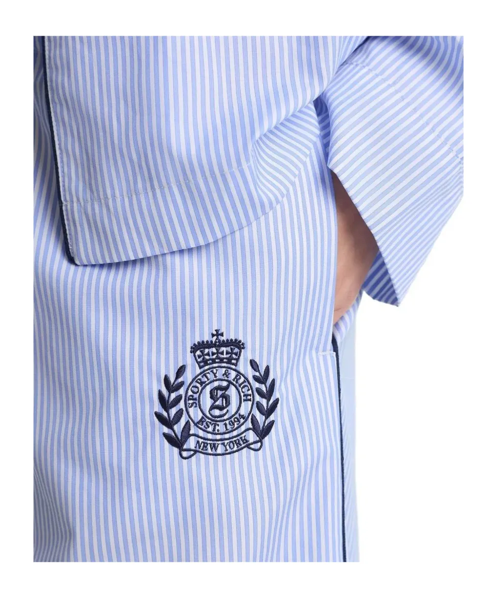 Striped Cotton Pants