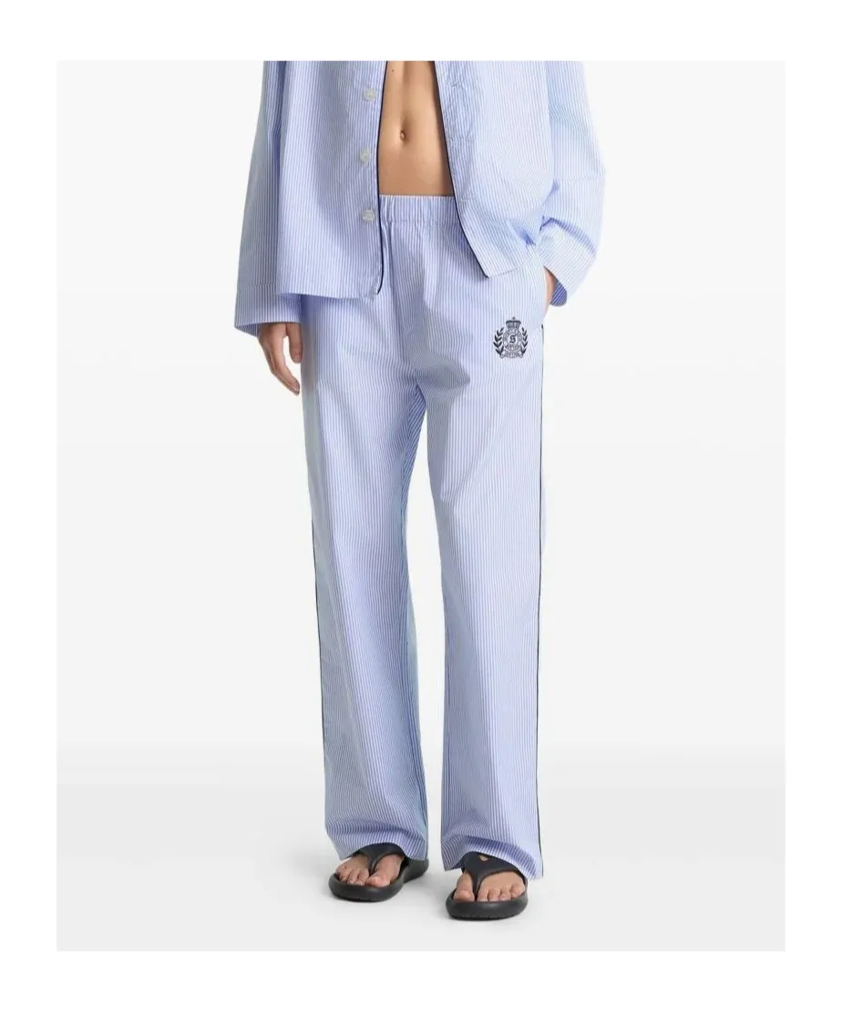 Striped Cotton Pants